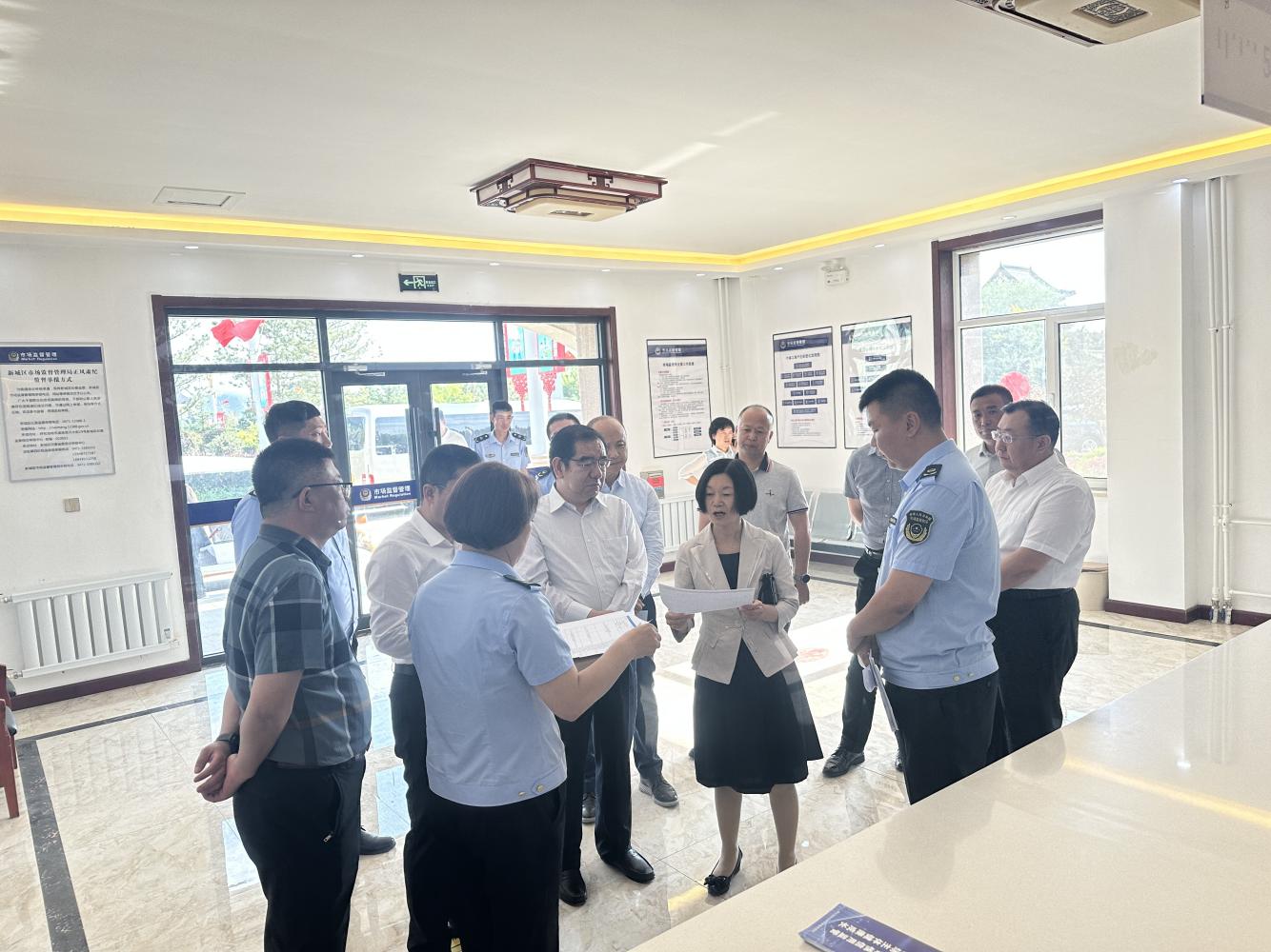 国家市场监督管理总局调研新城区信用监管工作